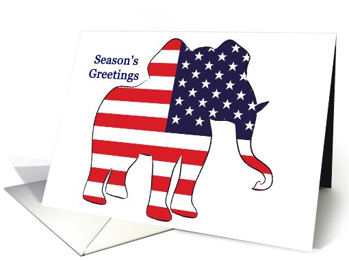 Republican Elephant - Christmas card (535949)