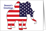 Republican Elephant - Christmas card
