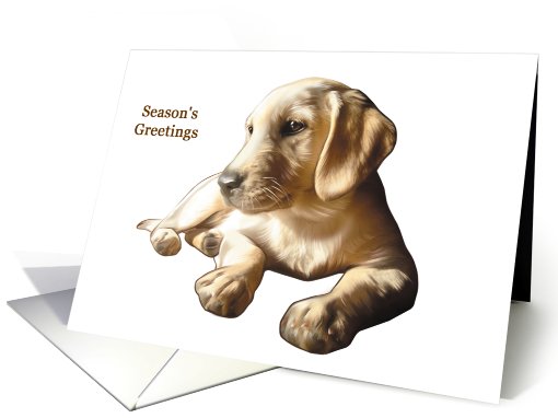 Labrador Retriever -  Animals - Pets - Dogs - Christmas card (535983)