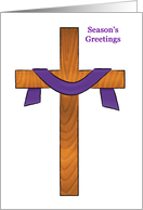 Cross - Christmas card