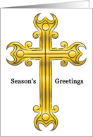 Cross - Christmas card