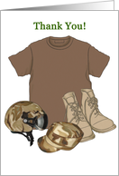 Army - Air Force - Military - Support Our Troops card