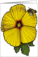 Yellow Hibiscus - Hawaii State Flower card