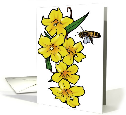 Yellow Jessamine - South Carolina State Flower card (536784)