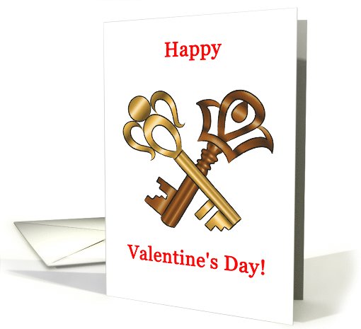Keys - Valentine's Day card (537182)