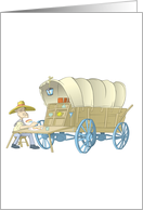 Chuckwagon - Western card