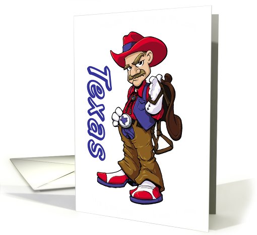 Texas Cowboy - Texas Greeting card (537273)