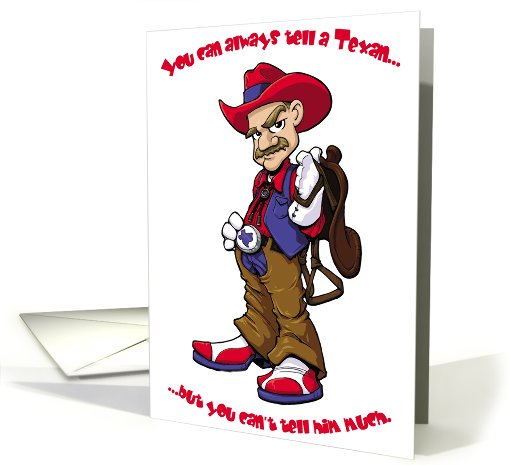 Texas Cowboy - Texas Greeting card (537274)