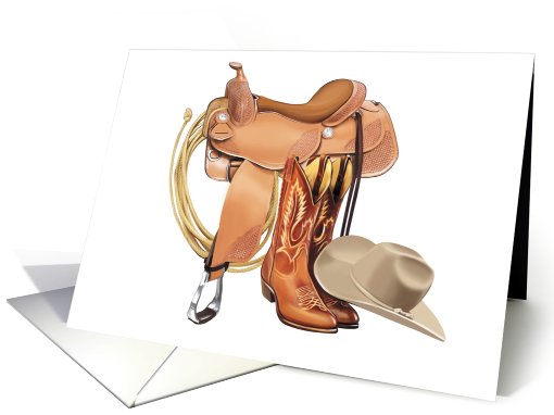 Cowboy - Cowgirl card (537541)