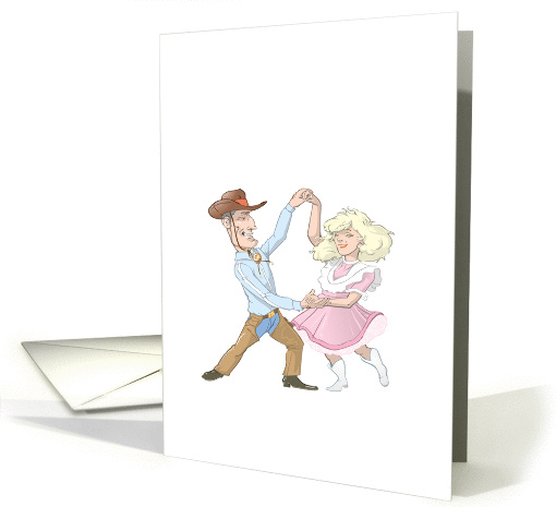 Square Dancing card (537562)