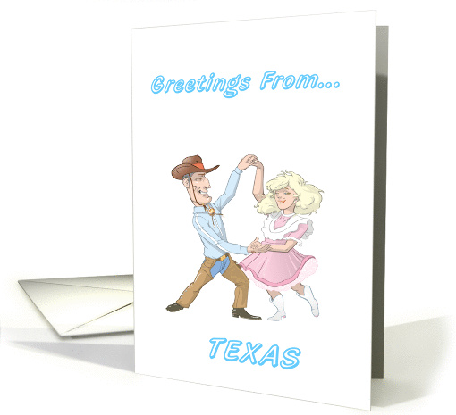 Square Dancing - Texas Greeting card (537563)