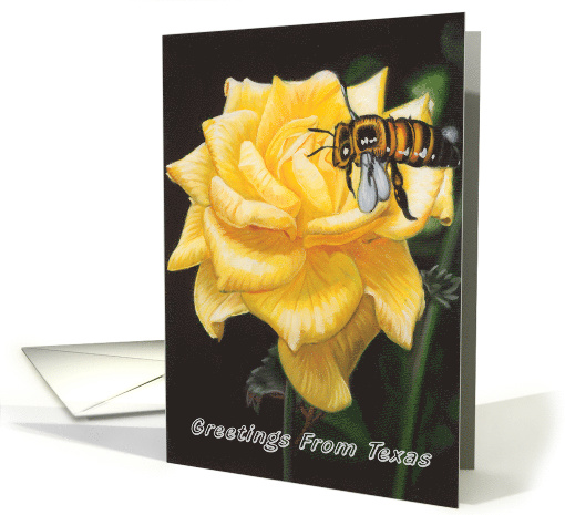 Texas Yellow Rose card (537582)