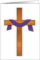 Cross - Blank Card - Note Card