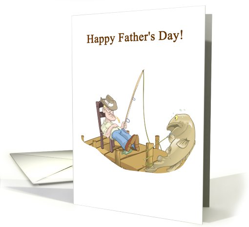 Fisherman - Father's Day card (538833)