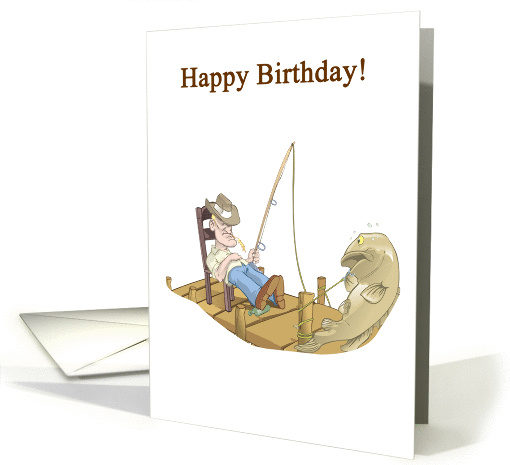 Fishing - Birthday card (538835)