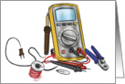 Electrician - Tools of the Trade card