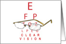 Eye Exam and Glasses card