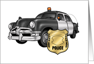 Police Car / Police Badge card