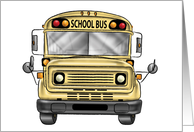 School Bus card