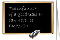 Teacher card