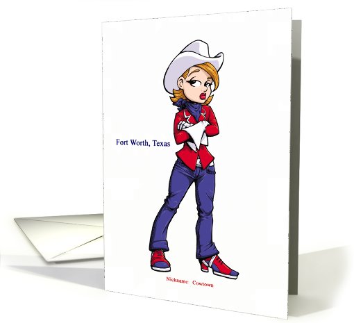 Fort Worth Texas - Souvenir Greeting card (540930)