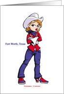 Fort Worth Texas - Souvenir Greeting card