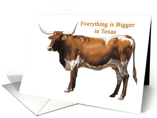 Texas Longhorn - Souvenir Greeting card (540940)