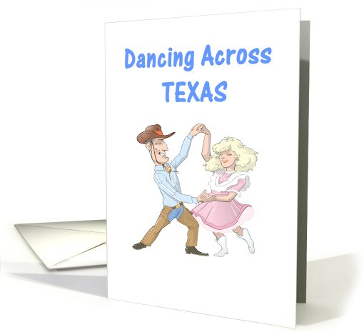 Texas - Square Dancing - Souvenir Greeting card (540944)