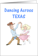 Texas - Square Dancing - Souvenir Greeting card