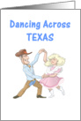 Texas - Square Dancing - Souvenir Greeting card