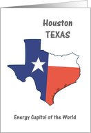 Houston - Texas - Souvenir Greeting card