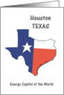 Houston - Texas - Souvenir Greeting card