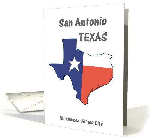 San Antonio - Texas - Souvenir Greeting card (540980)