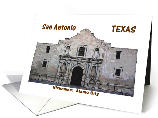 San Antonio - Texas - Souvenir Greeting card (540981)