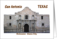 San Antonio - Texas - Souvenir Greeting card
