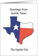 Austin - Texas - Souvenir Greeting card