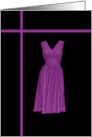 Purple Formal Dress - Note Cards - Blank Cards