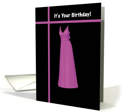 Birthday for Her - Violet Dress card (542457)