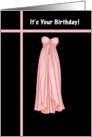 Birthday for Her - Rose Dress card