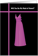 Maid of Honor - Violet Dress card