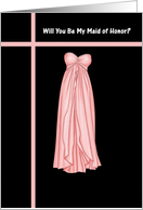 Maid of Honor - Rose / Pink Dress card