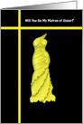Matron of Honor - Yellow Dress card