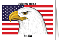 Welcome Home - Army Soldier - Blank Card