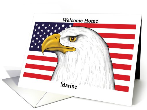 Welcome Home - Marine - Blank card (542827)