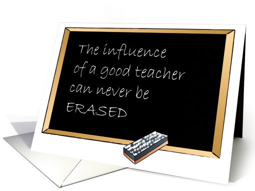 Teacher Appreciation - Blank card (542837)