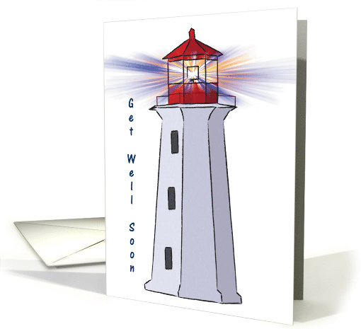 Lighthouse - Get Well card (553424)