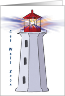 Lighthouse - Get Well card