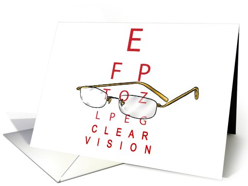 Occasion - Thank You - Optometrist card (560185)