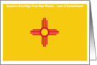 Christmas - Season’s Greetings From New Mexico - Blank Card
