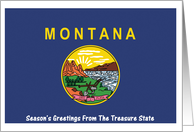 Christmas - Season’s Greetings From Montana - Blank Card